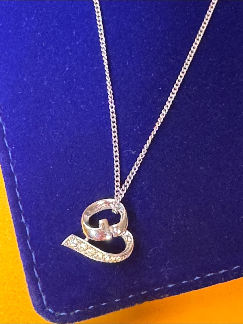 Givenchy Silver-Tone Crystal Loop Pendant Necklace - Silver - Picture 3 of 12